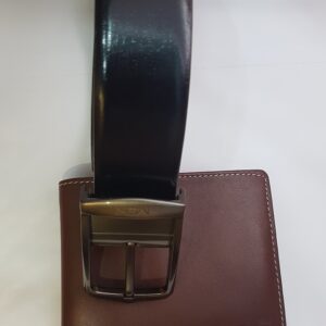 a strong pure black leather belt with silver bukkle with a combo of leather wallet for men its a Combo product