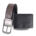 Evaluation & Eneik Combo – Premium Leather Belt and Wallet Set for Men